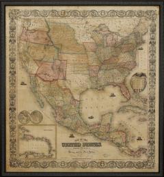 Map of the United States with its Territories also Mexico and the West Indies - 4132106