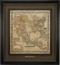 Map of the United States with its Territories also Mexico and the West Indies - 4133003
