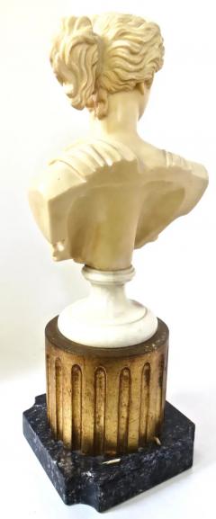 Marble Simulated Bust of Artemis Greece circa 1950s - 3158348