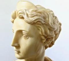 Marble Simulated Bust of Artemis Greece circa 1950s - 3158357