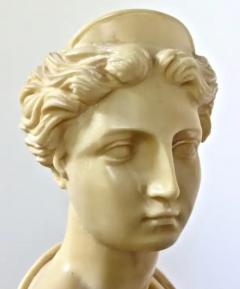 Marble Simulated Bust of Artemis Greece circa 1950s - 3158361