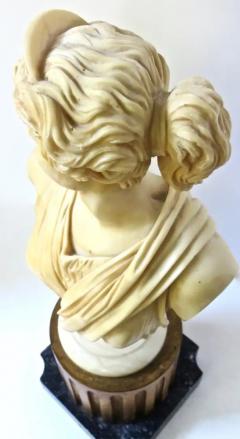 Marble Simulated Bust of Artemis Greece circa 1950s - 3158365