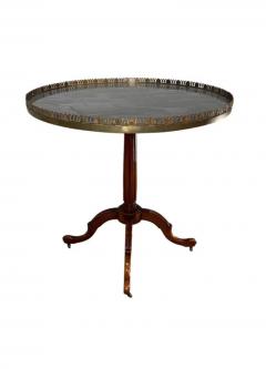 Marble Top Mahogany Table - 3737692