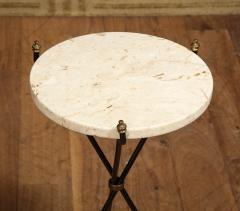 Marble Top Neoclassical Tripod Table - 2842186