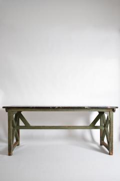 Marble trompe loeil console table 1920s  - 4695789