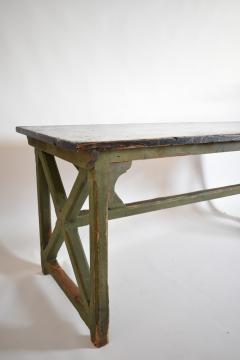 Marble trompe loeil console table 1920s  - 4695791