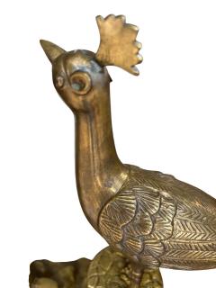 Marbro Brass Peacock Table Lamp 1950 - 4822455
