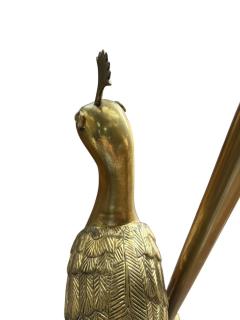 Marbro Brass Peacock Table Lamp 1950 - 4822456