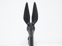 Marc Bankowsky Head irons in patinated bronze model Anubis by Marc Bankowsky - 1059882