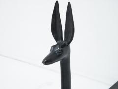 Marc Bankowsky Head irons in patinated bronze model Anubis by Marc Bankowsky - 1059883