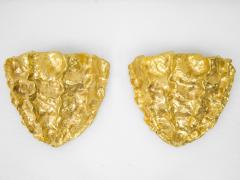 Marc Bankowsky Medusa Pair of wall lights in gilded bronze by Marc Bankowsky 2018 - 1059878