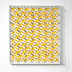 Marc Cavell Kinetic painting with plexiglas and steel panels by Marc Cavell circa 1970 - 1050780