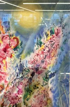 Marc Chagall Bouquet De Fleurs Lithograph Framed - 2938597