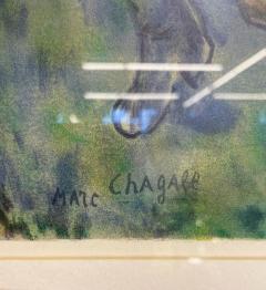Marc Chagall Bouquet De Fleurs Lithograph Framed - 2938598