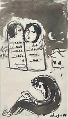 Marc Chagall Marc Chagall 1887 1985 Circa 1935 Brush and wash pen and ink  - 4626977