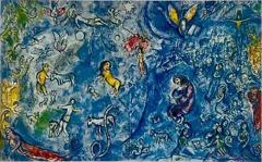 Marc Chagall Marc Chagall Peace Lithograph Hand Signed and Frame 1974 - 3969887