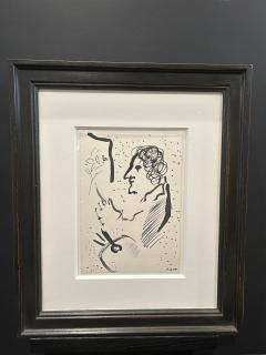 Marc Chagall Peintre de profil Marc Chagall 1887 1985  - 4511383