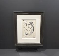 Marc Chagall Peintre de profil Marc Chagall 1887 1985  - 4511384