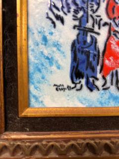Marc Chagall Posthumorous Marc Chagall Enamel on Copper plate artwork - 4365176