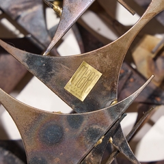 Marc Creates Marc Creates Mid Century Brutalist Metal Wall Sculpture - 4713959