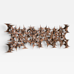Marc Creates Marc Creates Mid Century Brutalist Metal Wall Sculpture - 4714504