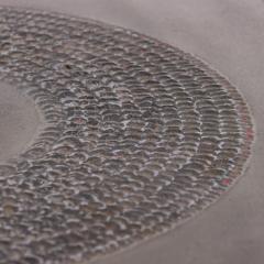Marc D Haenens A Brutalist Steel and Ceramic Coffee Table by Marc D Haenens C 1970  - 4252519
