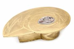 Marc DHaenens Important Marc DHaenens Coffee Table with Inlaid Polished Ammonite - 265912