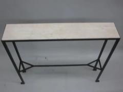 Marc Du Plantier 2 French Midcentury Modern Neoclassical Consoles in the Style of Marc Duplantier - 4111401