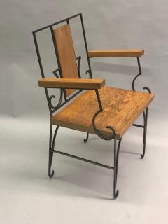 Marc Du Plantier Pair French Mid Century Modern Neoclassical Armchair Style of Marc du Plantier - 2372138