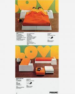 Marc Held Modular bed for Prisunic by Marc Held France circa 1970 - 4248123
