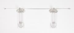 Marc Lalique French Glass Deer Head Wall Console Table - 4630535