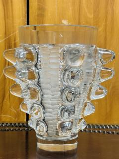 Marc Lalique MARC LALIQUE PAIMPOL CRYSTAL VASE FOR LA MARQUISE DE SEVIGNE CHOCOLATE FACTORY - 4496292