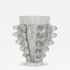 Marc Lalique MARC LALIQUE PAIMPOL CRYSTAL VASE FOR LA MARQUISE DE SEVIGNE CHOCOLATE FACTORY - 4497317