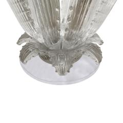 Marc Lalique Marc Lalique Cactus Table in Clear Crystal 1985 signed  - 1036504