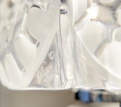 Marc Lalique Pair of Marc Lalique S ville Crystal Wall Sconces Designed 1947 - 4476711