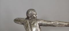 Marcel Andre Bouraine Art Deco Bronze Sculpture by Bouraine of Amazon Queen Penthesilea - 3827459