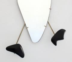 Marcel Asselbur WALL MOUNTED COAT RACK WITH MIRROR BY GEORGES JOUVE FOR MARCEL ASSELBUR - 1581186