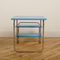 Marcel Breuer A Marcel Breuer Art Deco kids desk plus chair set with blue laminate top 1929 - 1968816