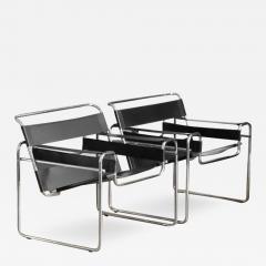 Marcel Breuer Armchairs in the Wassily Style by Marcel Breuer 70s Set of 2 - 3360410