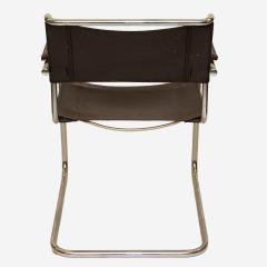 Marcel Breuer B34 Bauhaus Leather Arm Chairs by Marcel Breuer Pair - 3067719