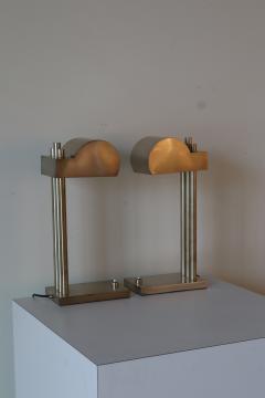 Marcel Breuer Bauhaus Brass Table Lamps 1925 Marcel Breuer - 4493698