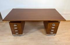 Marcel Breuer Bauhaus Desk by M cke Melder Steeltubes and Oak Veneer Czech circa 1940 - 2542042