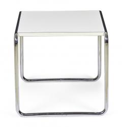 Marcel Breuer Marcel Breuer For Gavina Knoll International White Mica Laccio Occasional Table - 3170357