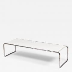 Marcel Breuer Marcel Breuer For Gavina Knoll InternationalWhite Mica Laccio Coffee Table - 3177942