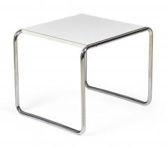 Marcel Breuer Marcel Breuer for Gavina Knoll International Mid Century White Mica Laccio End - 4669428