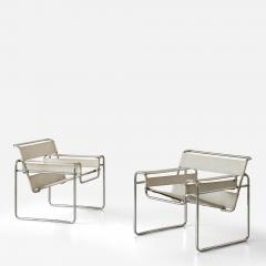 Marcel Breuer Marcel Breuer pair of Wassily armchairs designed 1925 produced 1962 1968 - 4148211