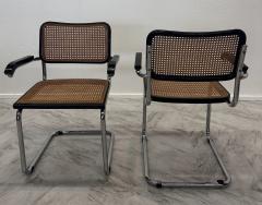 Marcel Breuer Pair of 4 Marcel Breuer B64 Design Cesca Chairs by Gavina circa 1960 - 3291250
