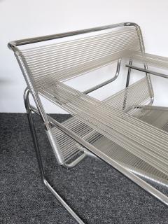 Marcel Breuer Pair of Wassily Spaghetti Armchairs by Marcel Breuer 1980s - 2552056