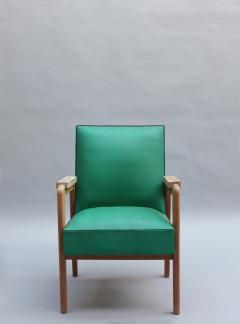 Marcel Gascoin 12 Fine French 1950s Oak Armchairs by Marcel Gascoin - 3925377