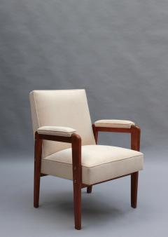 Marcel Gascoin 12 Fine French 1950s Oak Armchairs by Marcel Gascoin - 3925382